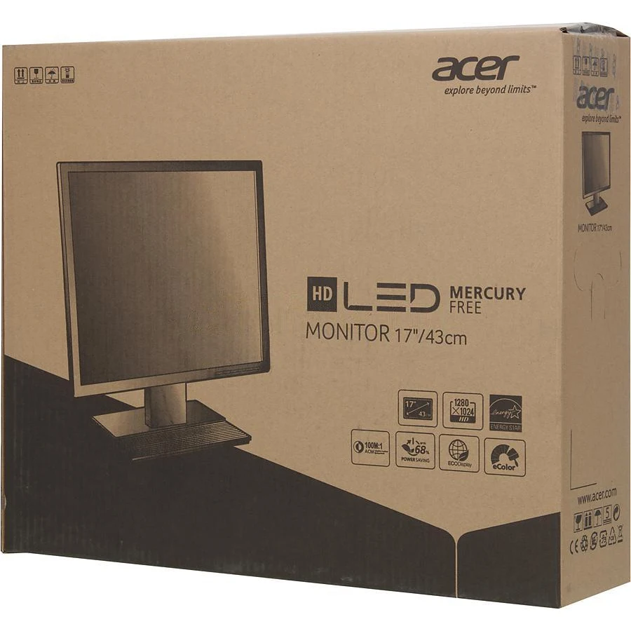 Монитор Acer 17" V176Lb черный TN+film LED 5ms 5:4 Mat 250cd