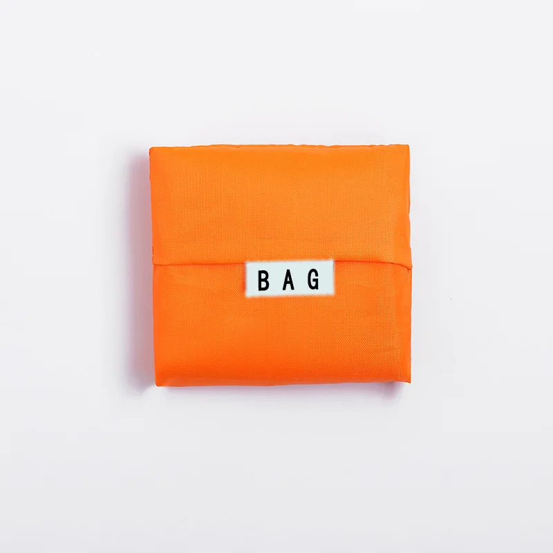 Складная хозяйственная сумка Оксфорд перерабатываемая сумка Портативная Водонепроницаемая продуктовая сумка Экологичная Сумка Большая вместительная хозяйственная сумка - Цвет: Оранжевый