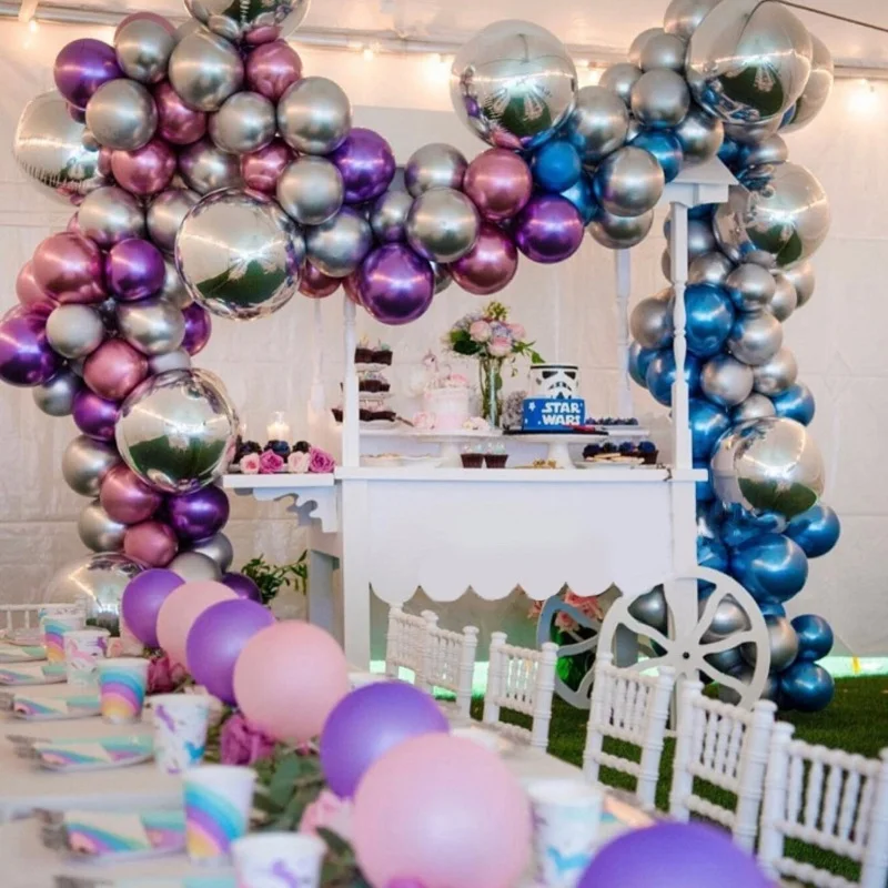 preto balão decorações da festa de aniversário do casamento