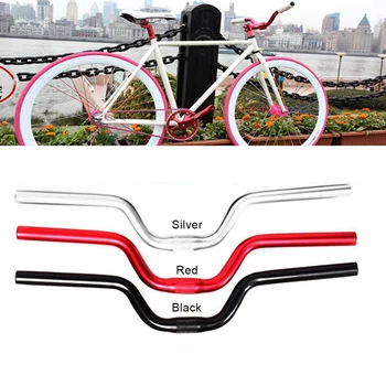

Fixed Gear Fixie MTB Bike Bicycle Cycling Alloy Riser Handlebar Handle Bar 25.4mm Mountain Handlebars Parts Cycling Accessories