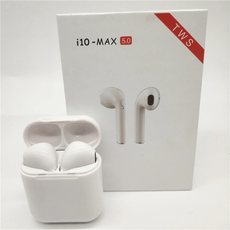 

i10 max TWS Wireless Earpiece Bluetooth 5.0 Earphones Earbuds Headsets With Mic For iPhone 8plus Xiaomi Huawei LG Samsung S6 S8