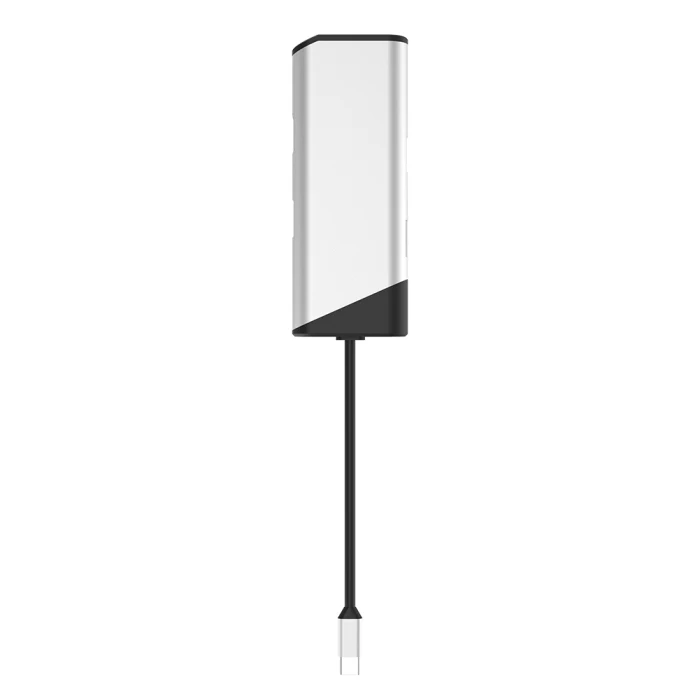 Многопортовое «7-в-1 концентратор Тип с разъемами типа C и USB3.0 4K HDMI устройство для чтения карт SD TF Ethernet адаптер док-станция для DQ-капля