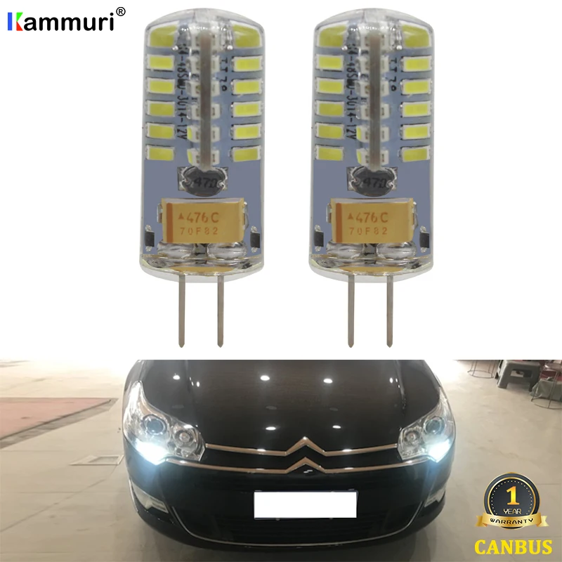 Ошибок G4 Hp24w СИД drl Габаритные огни для Citroen c5 peugeot 3008 DRL дневного света ходовые