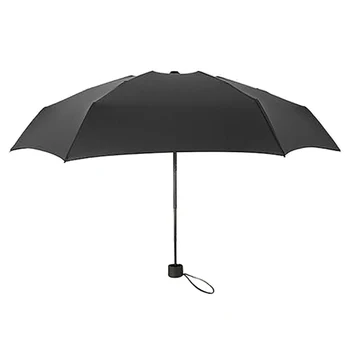 

Fashion Mini Umbrella Compact Folding Travel Parasol Super Light Portable Small Black