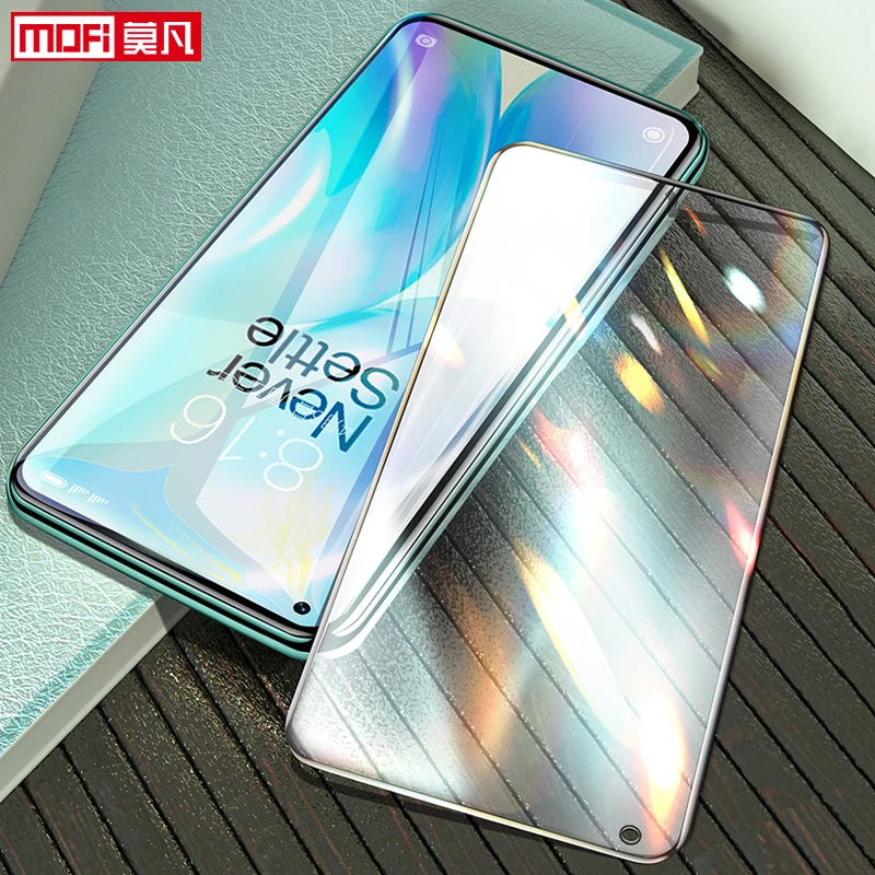 screen protector for oneplus 8 tempered glass curved surface full cover 3D ultra-thin Mofi original oneplus 8 protective film