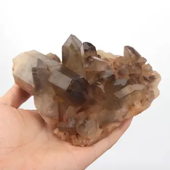 

rough Citrine Smoky Quartz Cluster Natural Citrine Cluster For Decoration 1pc