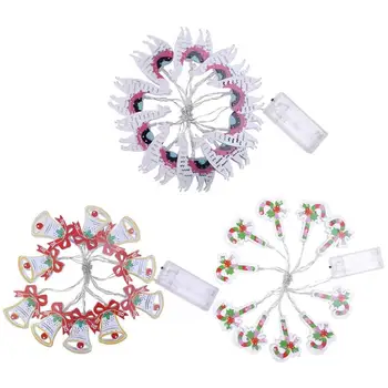 

10LED Metal Battery Fairy String Lights Christmas Holiday Home Party Decor