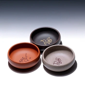 

Chang tao 】 yixing all hand purple sand cup run of mine ore sample tea cup cups ocean's lotus cup 80 cc master cup