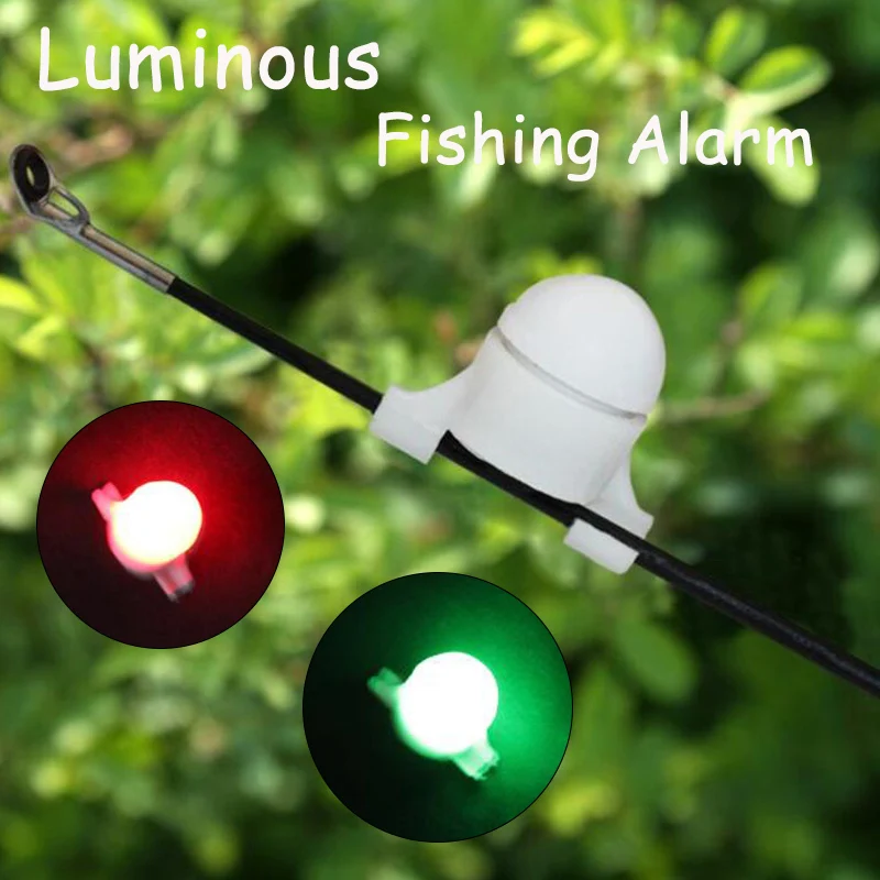 Night Fishing Alarm Light Bite Accessories Electronic LED Alarms Outdoor Fish Line Gear Alert Indicator Tools | Спорт и развлечения