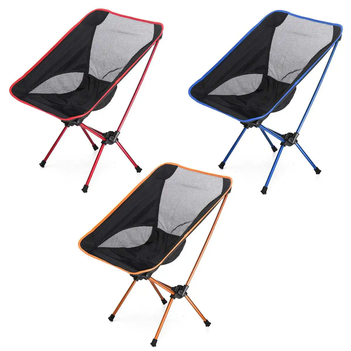 Camping Chair with Backpack for Fishing Picnic BBQ Cycling Hiking Outdoor Portable Stool Foldable | Спорт и развлечения