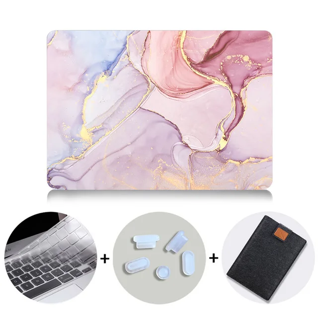 MB07 MTT мраморный чехол для Macbook Air Pro retina 11 12 13 15 16 дюймов, чехол для ноутбука mac book Pro 13,3 15,4 с сенсорной панелью - Цвет: MB07