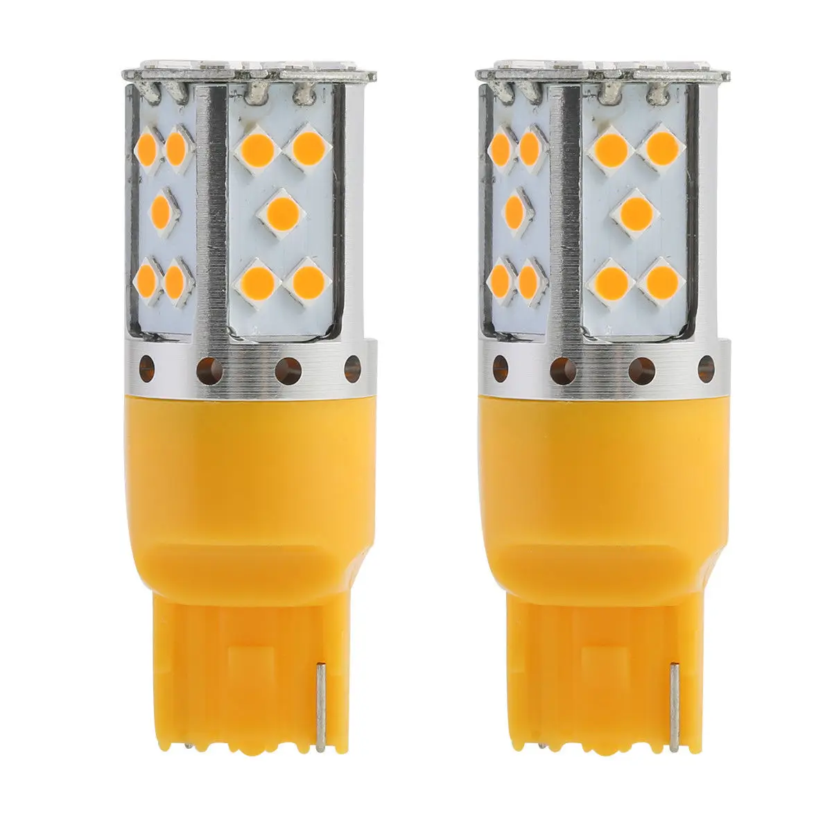 2x нет Hyper Flash CANBUS Янтарный T20/7440/7430 светодиодный 14000LM указатели поворота бул