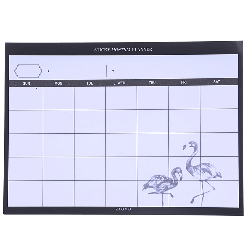 Creative simple desktop schedule planner Monthly Plan kawaii mini notebooks office supplies Work efficiency summary organizer