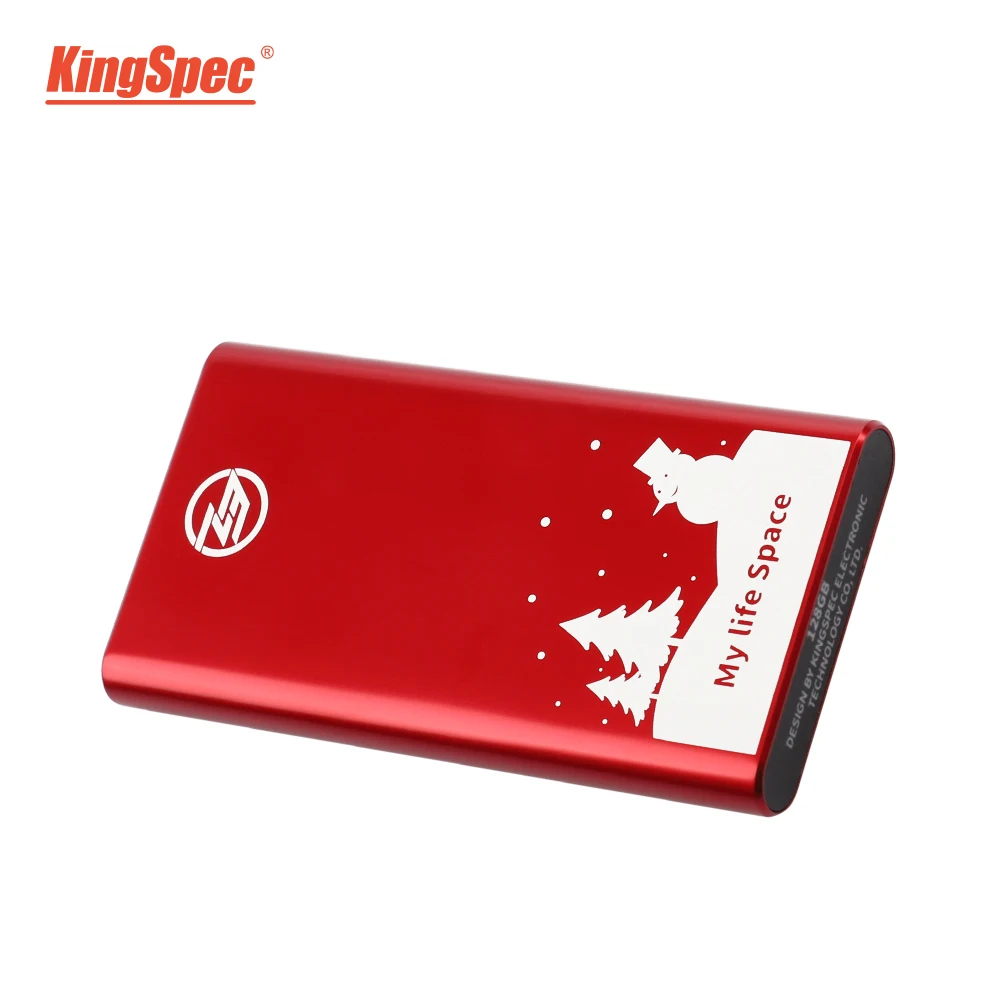 KingSpec портативный SSD Внешний жесткий диск 1 ТБ 120GB 240GB 512GB type-c USB 3,1 внешний SSD 1 ТБ HDD для портативных ПК на Рождество