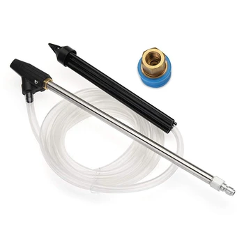 

4Pcs Set Sandblaster Kit High Pressure Washer Sand Wet Blasting Nozzle 1/4 inch Quick Connect Blasting Pressure Cleaning Tool