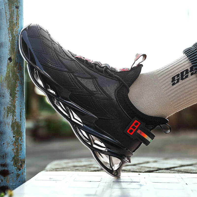 Blade спортивная обувь для мужчин дышащие кроссовки противоскользящая амортизирующая подошва Спортивная обувь тренировочные беговые кроссовки Zapatillas