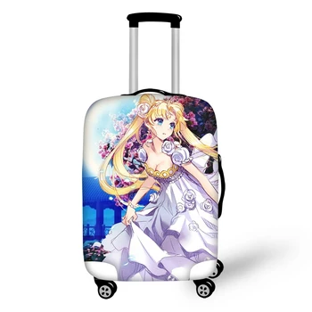 

Customized Sailor Moon Print Luggages Protective Cover for Trolley Cases Waterproof Elastic Suitcases Bag Dust Rain Covers