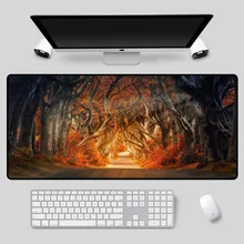 Mairuige Beautiful Irish The Dark Hedges motif mouse pad, household rubber non-slip large table mat.