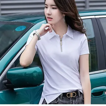 

Joint spring top 2020 new loose black cotton short sleeve T-shirt for women