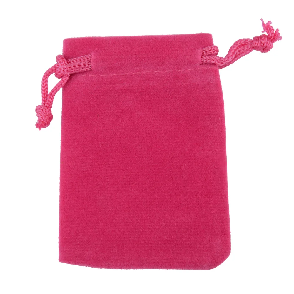 25 teile/los 5x7cm Samt Taschen Schmuck Verpackung Kordelzug Hochzeit Geschenk Tasche & Beutel Für Schmuck Machen DIY großhandel – Detail 1