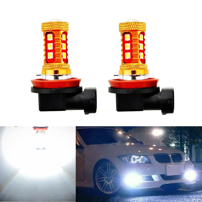 

2x H8 H11 Led Bulb HB4 Led Bulbs 9006 SMD Lights 1200LM 6000K 12V White Driving Running Car Lamp Auto Light Bulbs