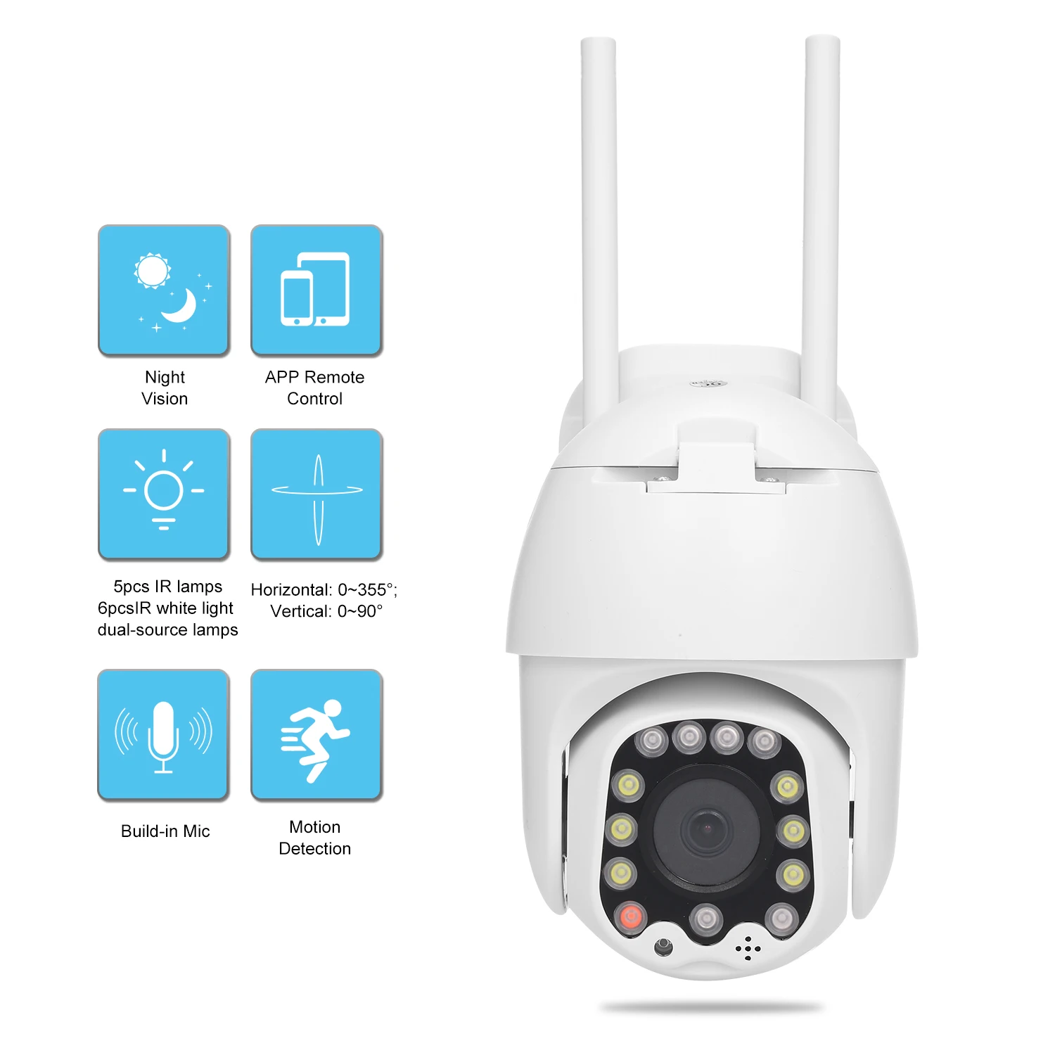 Умная IP камера видеонаблюдения 1080p HD Wi Fi IP66|Камеры видеонаблюдения| |