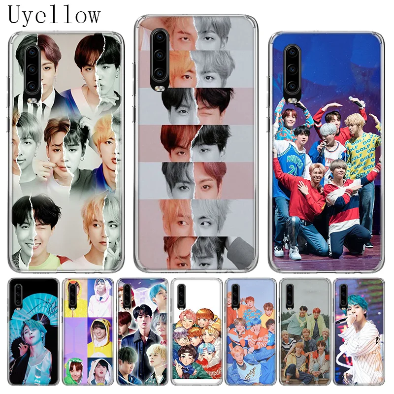 Корейский популярный Мягкий ТПУ чехол KPop team для Huawei Honor 10 9 lite P Smart Z Plus 2018 8S 8X Y5 Y6 Y7 Y9