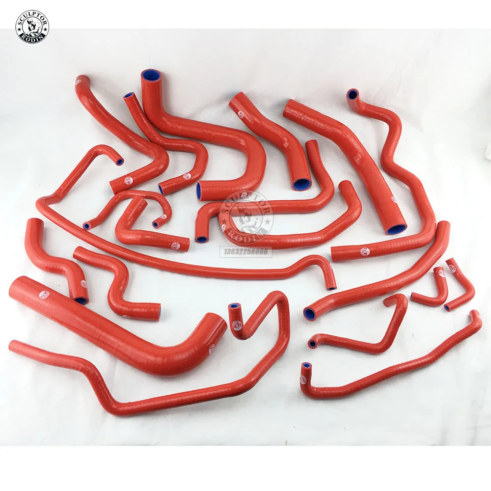 Silicone Radiator Hose For Mazda MX 5 MK3 NC 2006 2015 (20PCS) red/blue