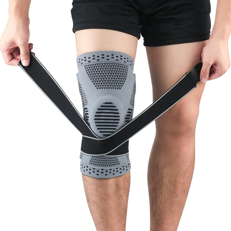 

1 pcs Knee Pad Sleeve Thermal Compression Leg Support Bandage Protector For Outdoor Weight Lifting Basketball Running Jogging Y