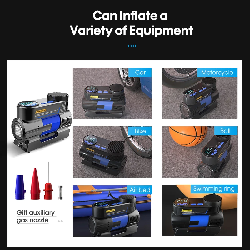 Carsun �޴�� ���� ����� ������ �з� �������� 12V DC 150PSI Ÿ�̾� ��â�� �ڵ��� Ÿ�̾� ���� ���� ��� ������