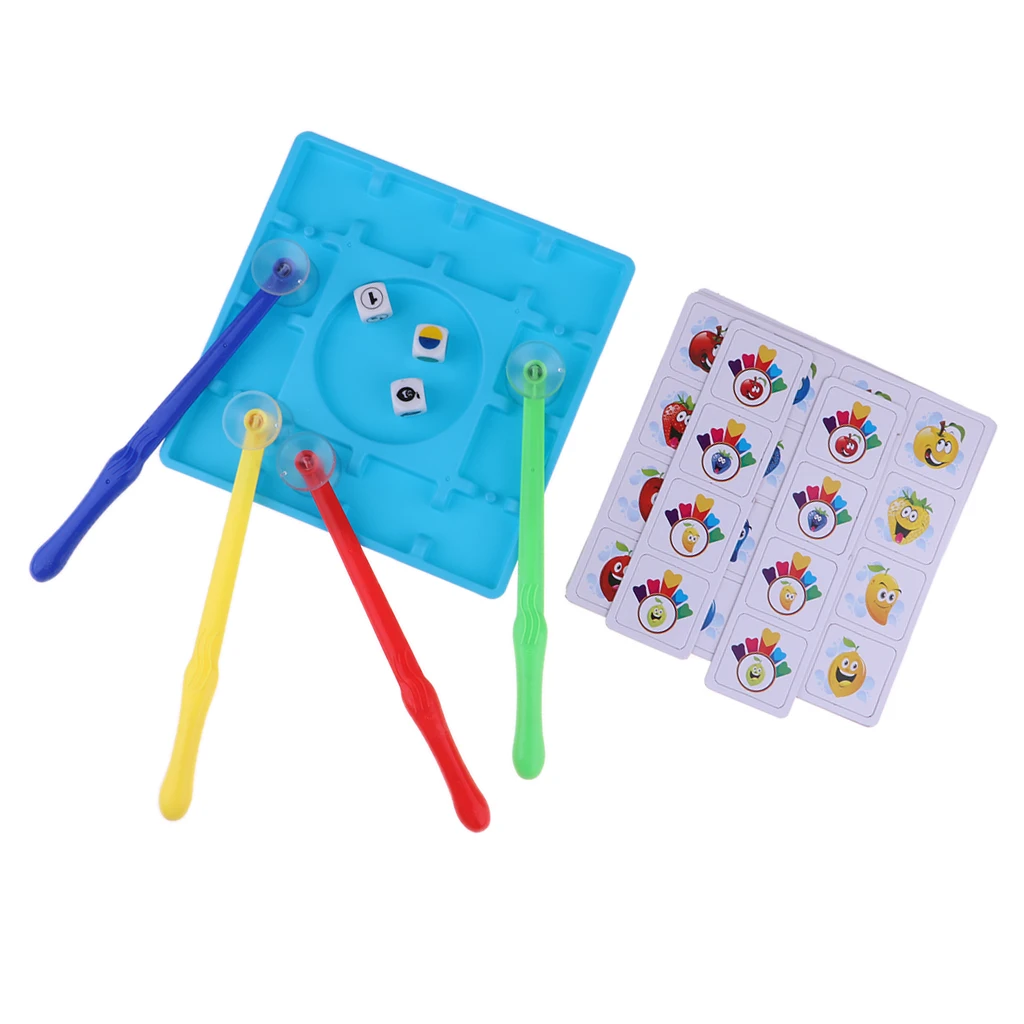 1 Set Of Kids Learning Number Shape Picture Match Card Game Educational Toys 3 Years Old Children Toys