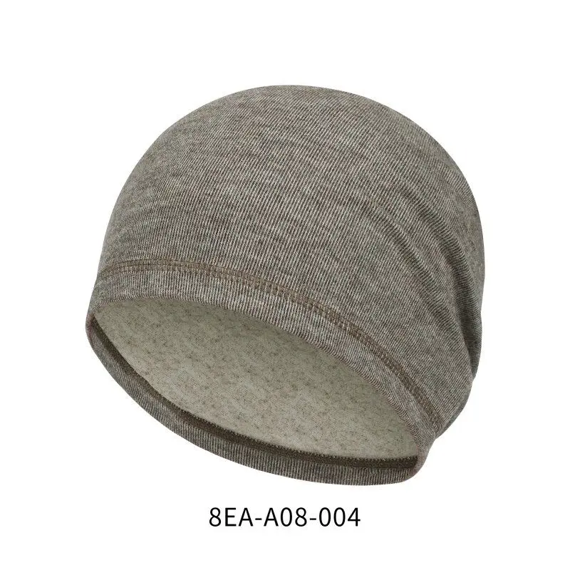 Unisex Casual Soft Beanies Cap Smooth Thermal Windproof Skiing Hat Sports Headwear For Running Climbing Traveling - Цвет: EA04