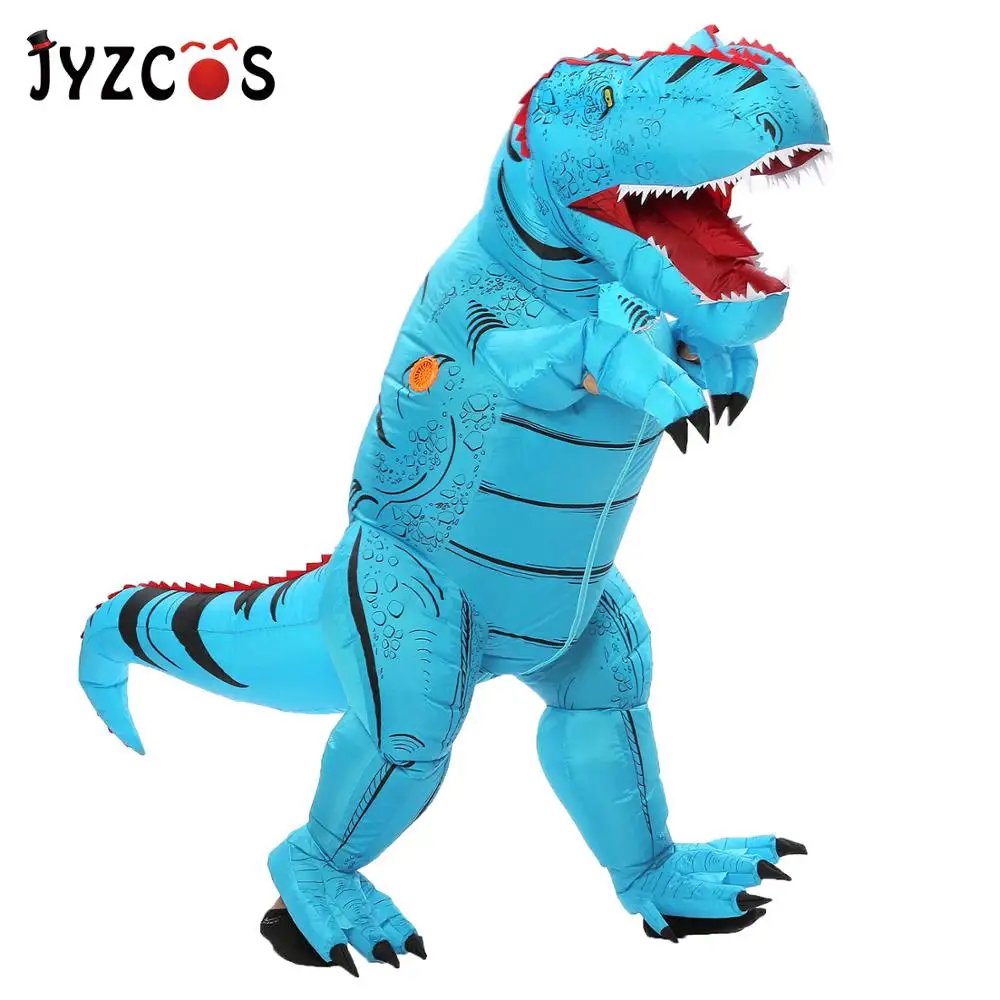 JYZCOS надувной костюм динозавра дети взрослый удар T Rex единорог ковбойский сумо