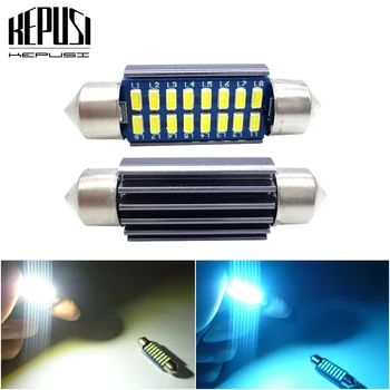 

2x Festoon 28mm 31mm 36mm 39mm 42mm LED Bulb C5W C10W Canbus Error Free Auto Interior Doom Lamp Car Styling Light white ice blue