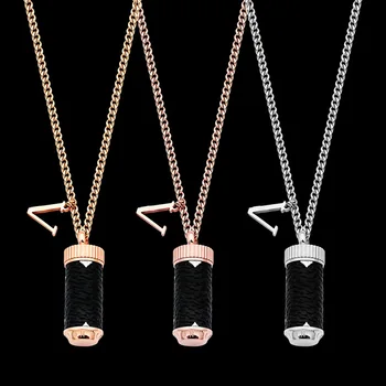 

Wholesale high quality titanium steel bottle pendant necklace long chain necklace for woman