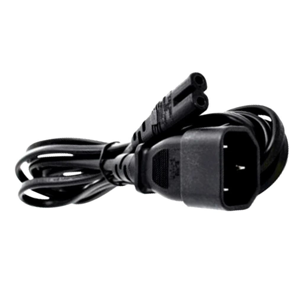 0.8 Feet IEC 320 C14 To C7 Figure Eight F-M Computer AC Power Adapter