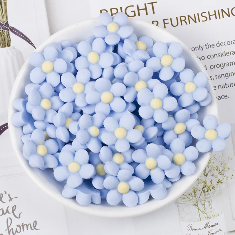 Resin Frosted Flower Plasticine Slime Accessories Polymer Clay Charms Glue Mud for Slices Additiver Slider DIY Crafts Materials