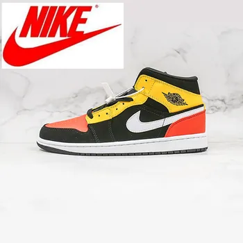

NIke Air jordan 1 Mid High top Men and Women basketball comfortable shoes lightweight Sneakers size 36-46