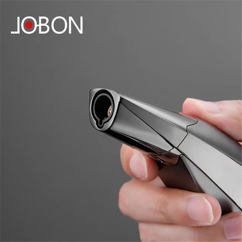 

JOBON Windproof Gas Jet Lighter Butane Turbo Torch Lighter for Cigar Cigarette Metal 1300 C Fire Lighter Inflated Gadget for Man