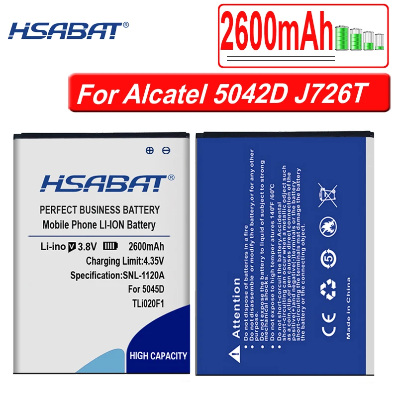 TLI020F2 TLI020F1 для Alcatel PIXI 4 5045D/Pop 2 5042D J726T J726T-so2 J728T для TCL J726T C7 7040D/TCL J720 J720T Батарея