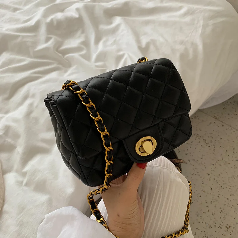 

New small Xiangling chain bag fashion one-shoulder one-shoulder one-shoulder one-shoulder and one-shoulder bag.