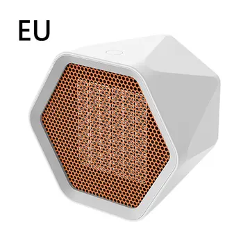 

Mini Hexagonal Desktop Heater PTC Ceramic Heating Household Office Desk Portable Electric Heater Low Noise