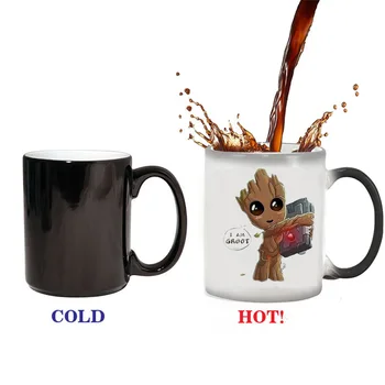 

Creative Ceramic Thermochromic Coffee Mug Color Change Mug Water Mug Cups and Mugs Coffee Cup