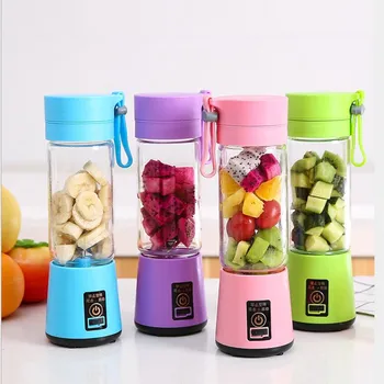 

380ml Portable Juice Blender USB Juicer Cup Multi-function Fruit Mixer Six Blade Mixing Machine Smoothies Baby Food