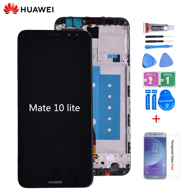 Kopen Originele Voor Huawei Mate 10 Lite Lcd scherm Met Touch Screen Digitizer Vergadering Met frame Vervanging Huawei Mate 10 lite lcd