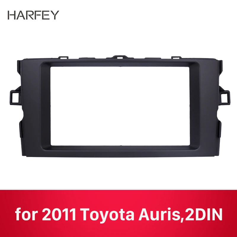 Harfey Двойной Дин Радио фасции 173*98 мм для Toyota Auris 2011 установка приборной панели комплект приборной панели черный цвет крышка отделка