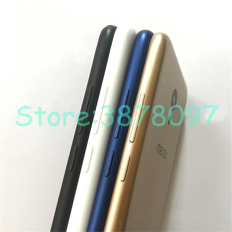 Высококачественный металлический чехол для Meizu M5 корпус батареи запасные части M3s с боковыми кнопками+ объектив камеры