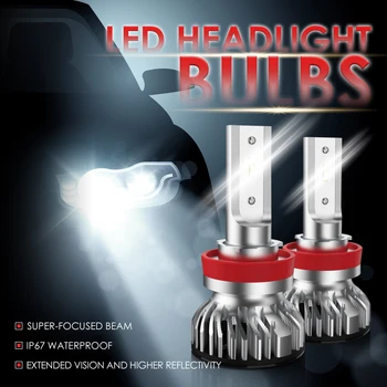 

H7/H8/H9/H11 LED 12V Mini 9005 9006 Headlights Lamp 3600lm High Brightness H8 H9 Hb3 Hb4 Led Car Lights Bulbs