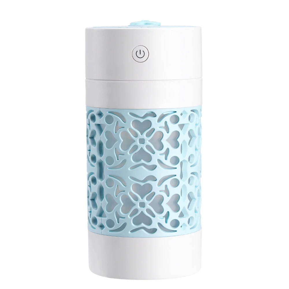 250 мл USB Lucky Cup увлажнитель воздуха 3 в 1 Арома эфирный диффузор увлажнитель очищающий воздух FP8 - Цвет: Синий