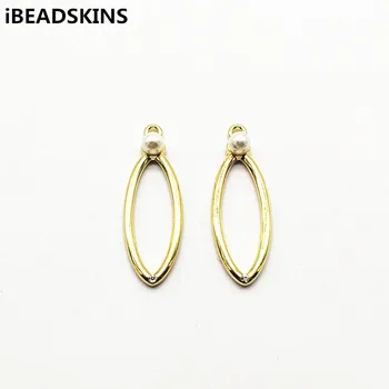 

New arrival! 35x12mm 100pcs Zinc Alloy Oval Shape charm for Jewelry Findings/Earrings DIY parts,Jewelry Findings & Components